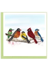 Vietnam Quilled Songbirds Card