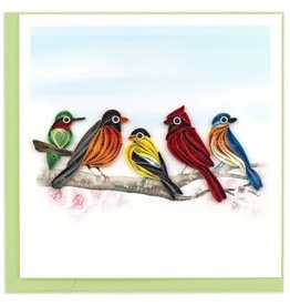 Vietnam Quilled Songbirds Card, Vietnam