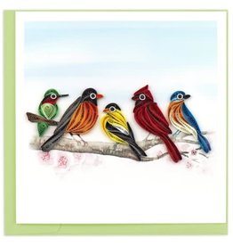 Vietnam Quilled Songbirds Card