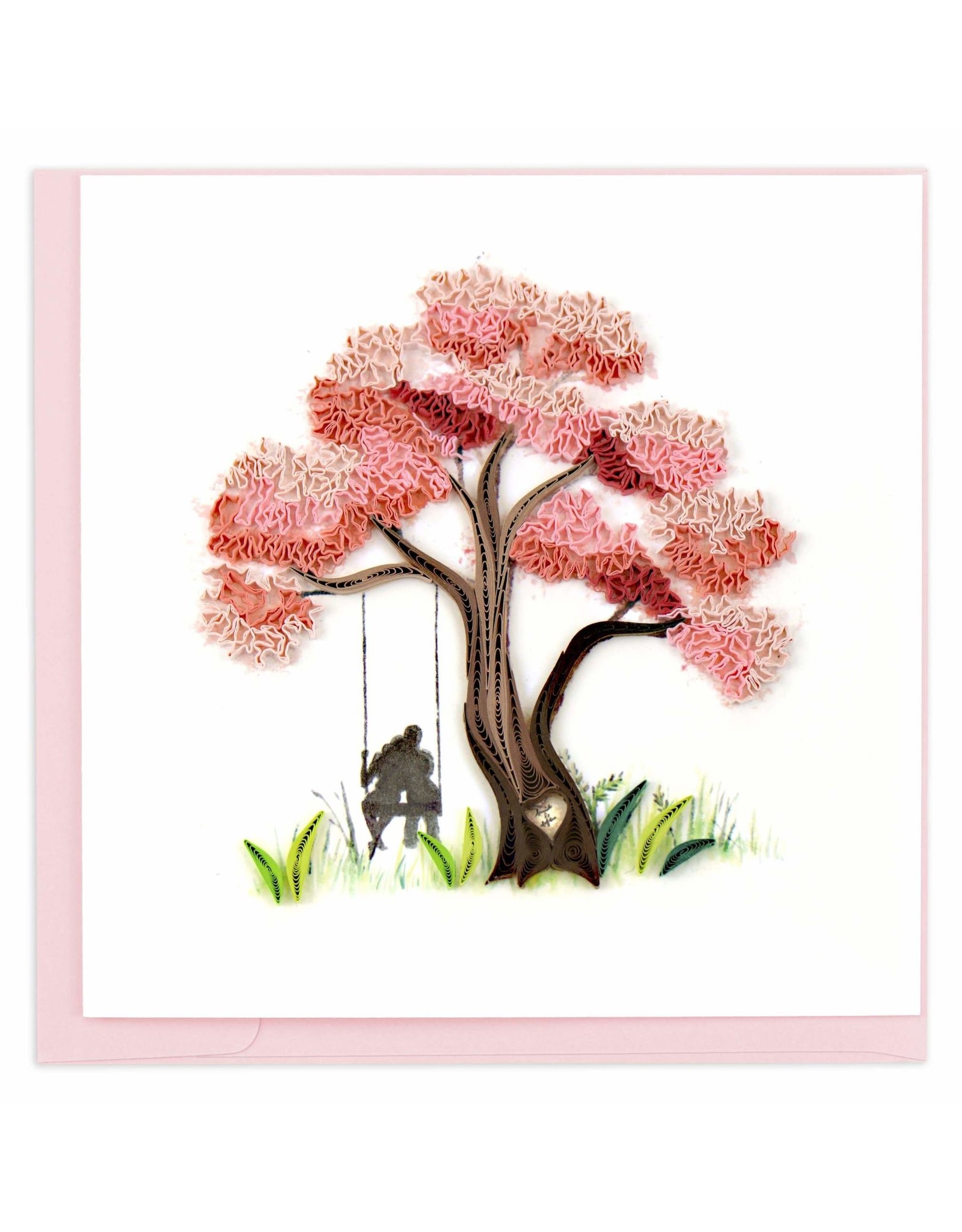 Vietnam Quilled Blossoming Love Card, Vietnam