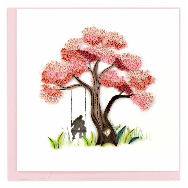 Quilled Card - Blossoming Love