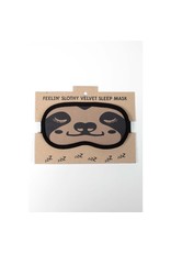 Bangladesh Sloth Velvet Sleep Mask, Bangladesh