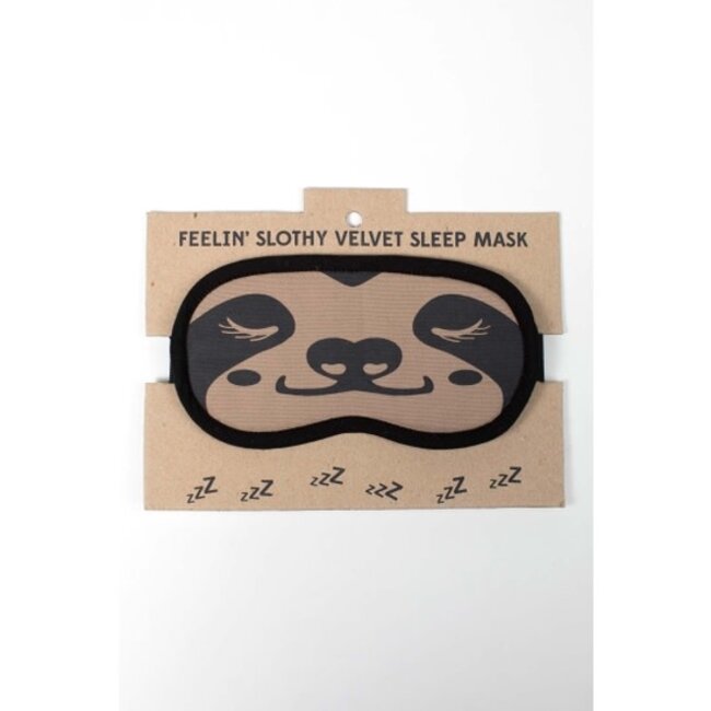 Sloth Velvet Sleep Mask