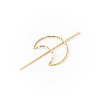 India Indukala Crescent Moon Hair Pin