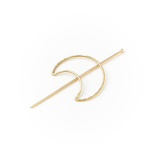 Indukala Crescent Moon Hair Pin