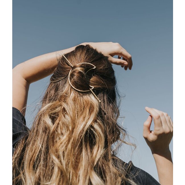 Indukala Crescent Moon Hair Pin