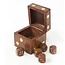 India Rosewood Dice Box