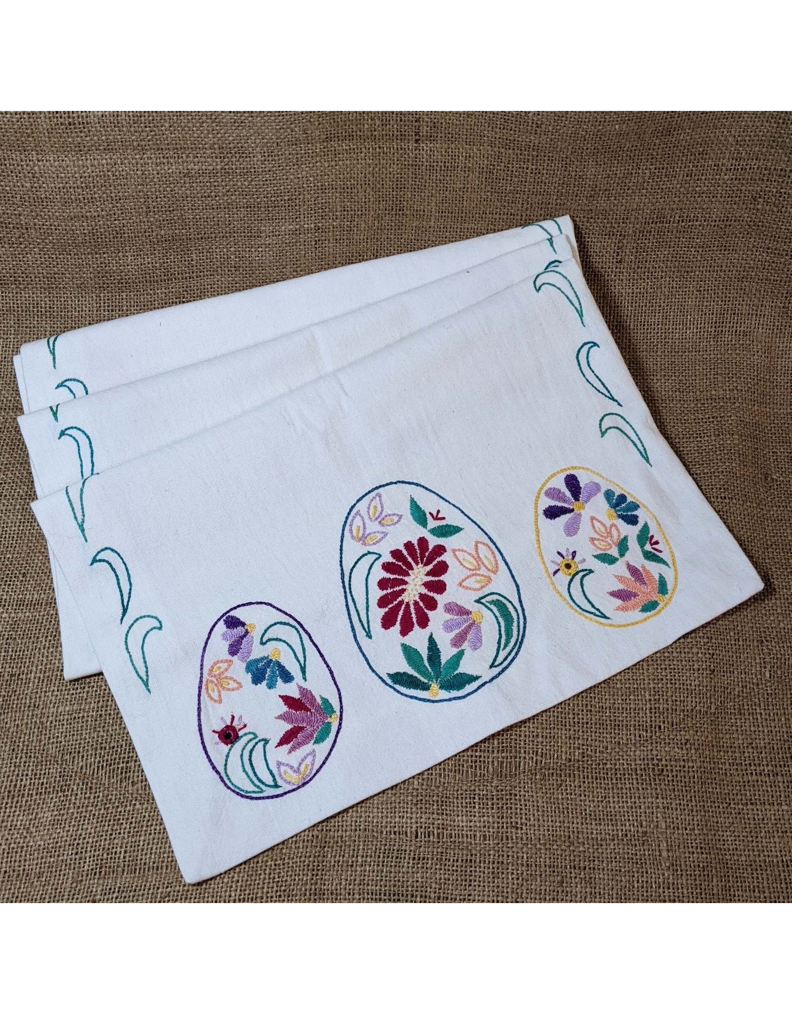 Ten Thousand Villages CLEARANCE Easter Egg Table Runner, India