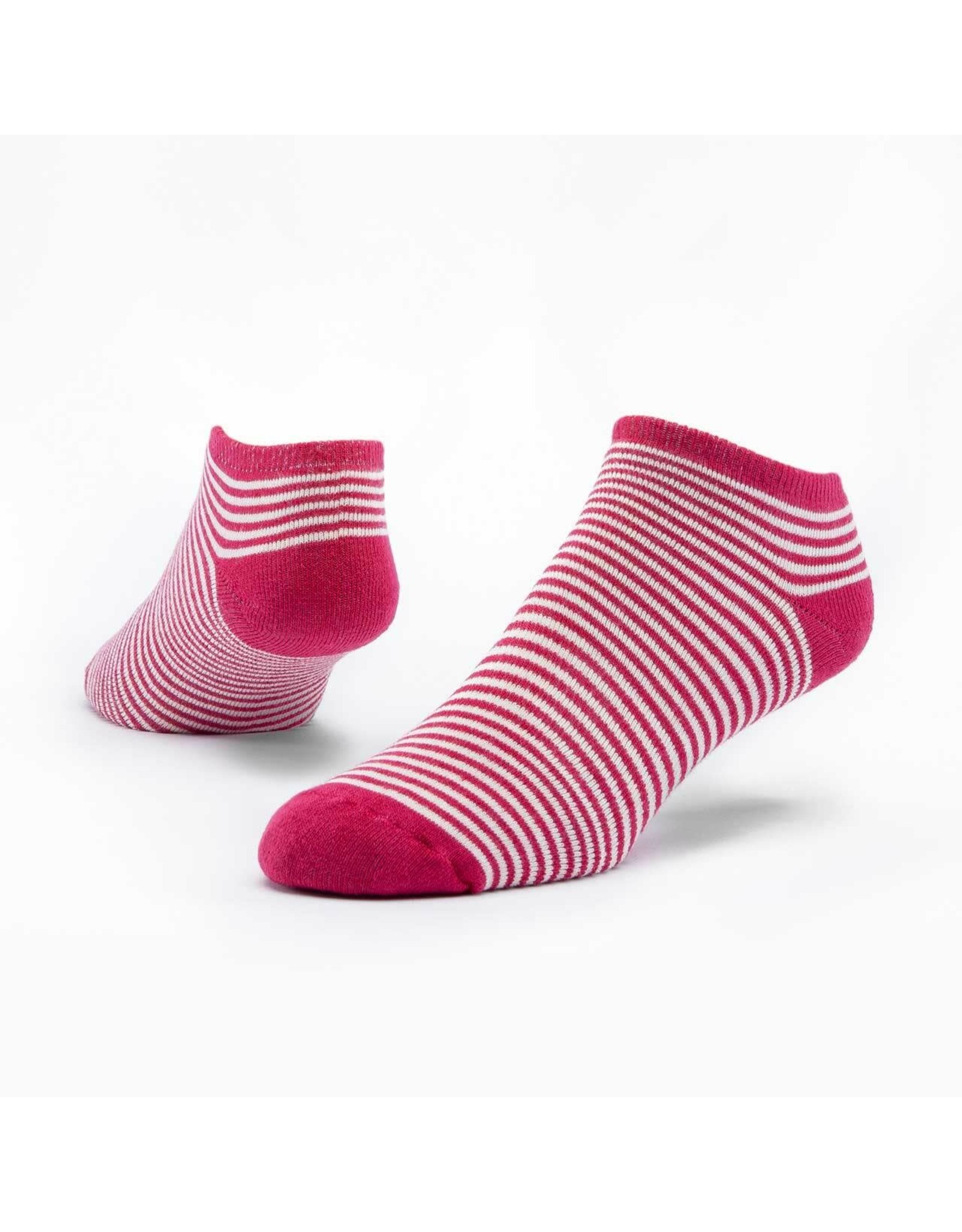 Cotton Footie Socks, Pinstripe