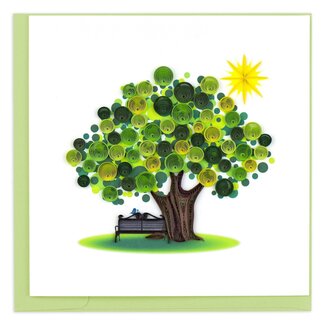 Vietnam Quilled Card -  Summer Tree
