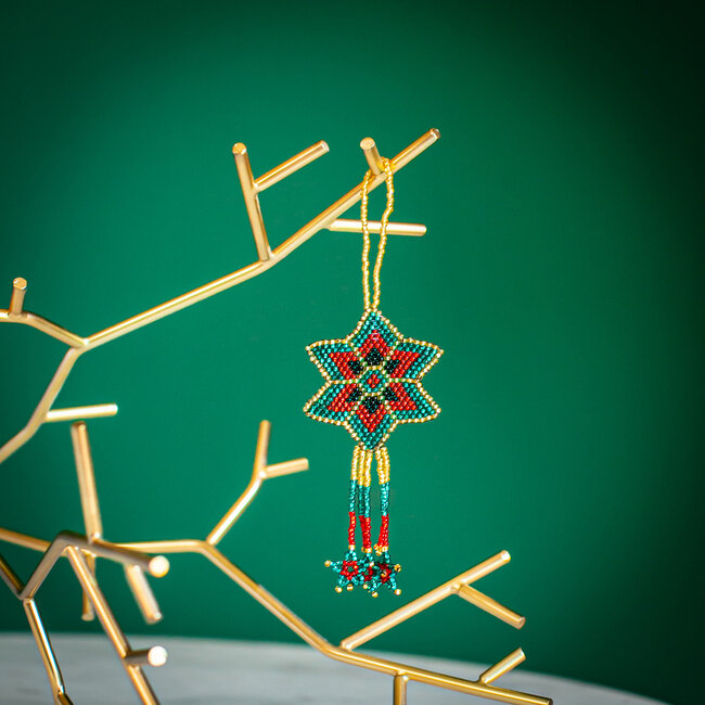 Beaded Star Ornament