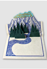 Nepal Pop Up Mountain card set of 2, Nepal
