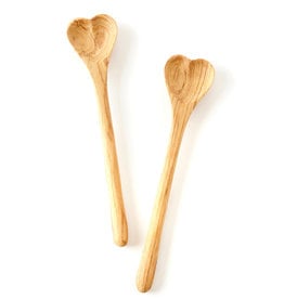 Kenya Olive Wood Loving Spoonful Tea Spoon, Kenya