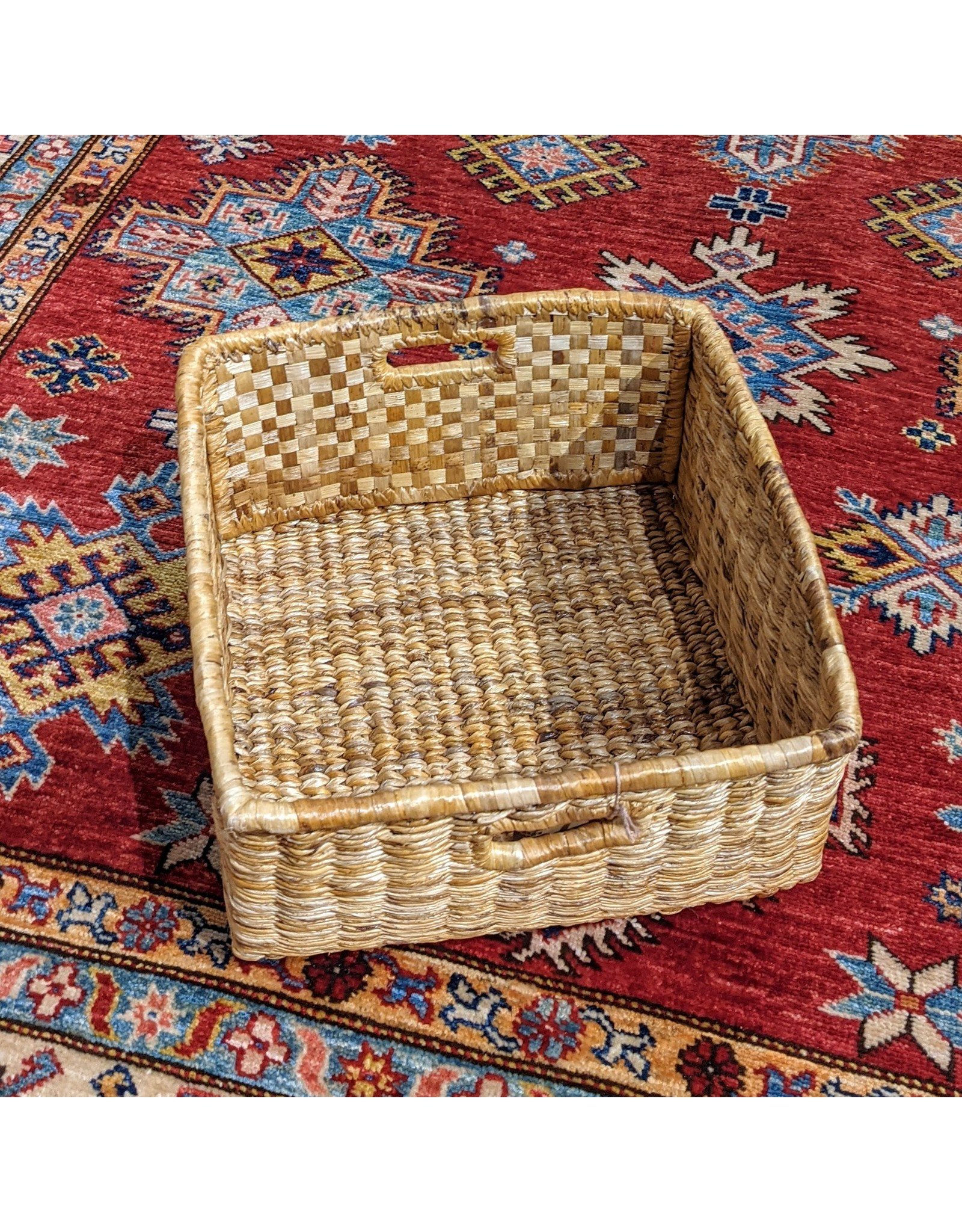 Rwanda Banana Twine Panier Basket, Rwanda