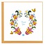 Vietnam Quilled Card - Flower Wreath Thank You