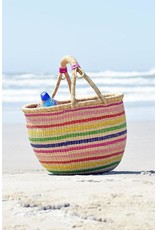 Ghana Rainbow Connection Bolga Basket, Ghana