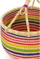 Ghana Rainbow Connection Bolga Basket, Ghana
