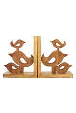 India Acacia Bird Bookends, India