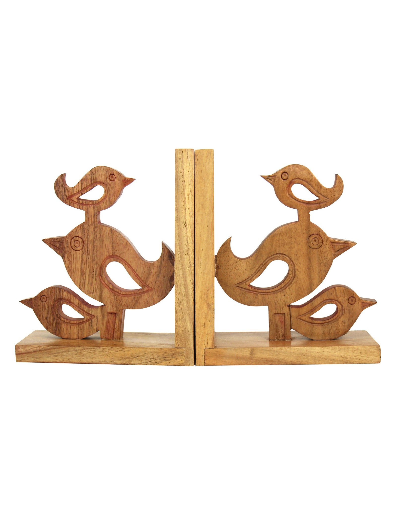 India Acacia Bird Bookends, India