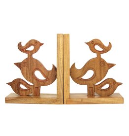 India Acacia Bird Bookends, India