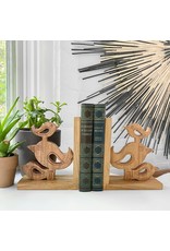 India Handcarved Acacia Bird Bookends, India