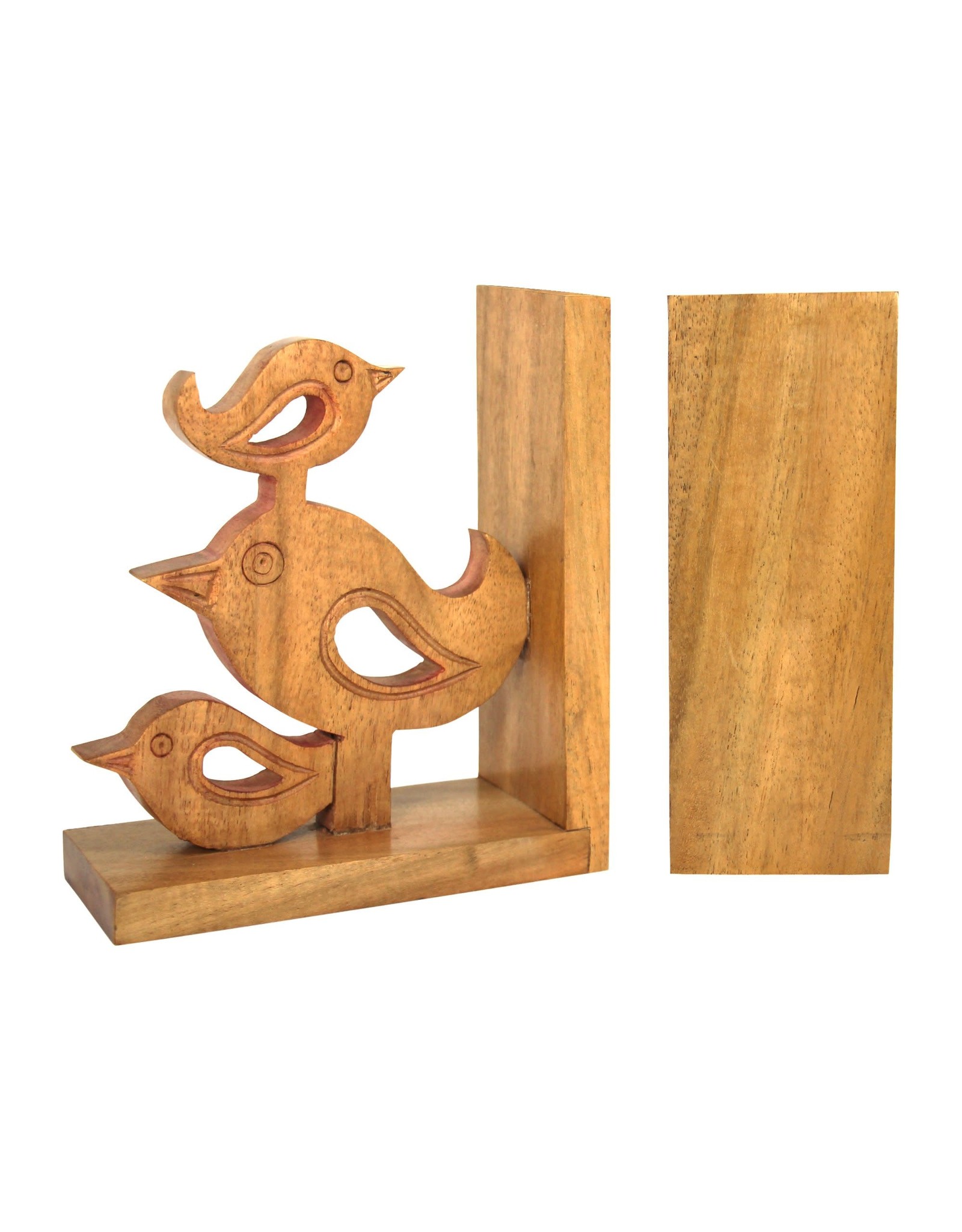 India Acacia Bird Bookends, India