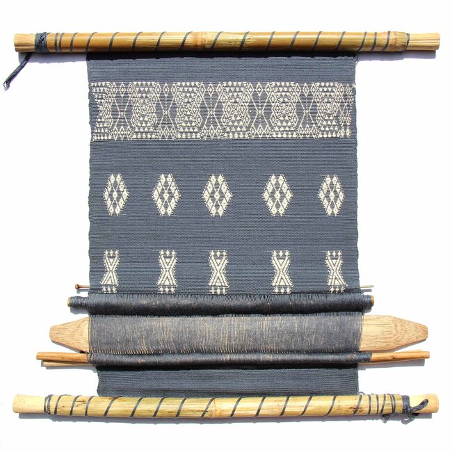 CLEARANCE Wall Tapestry - Blue & White