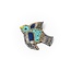 Bala Mani Beaded Brooch Pin - Bird