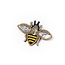 India Bala Mani Beaded Brooch Pin - Bee