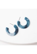 China Daydream Resin Hoops, Tranquil Blue, China