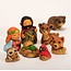 Peru Woodsy Ceramic Nativity