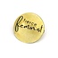India Fierce Feminist Brass Pin