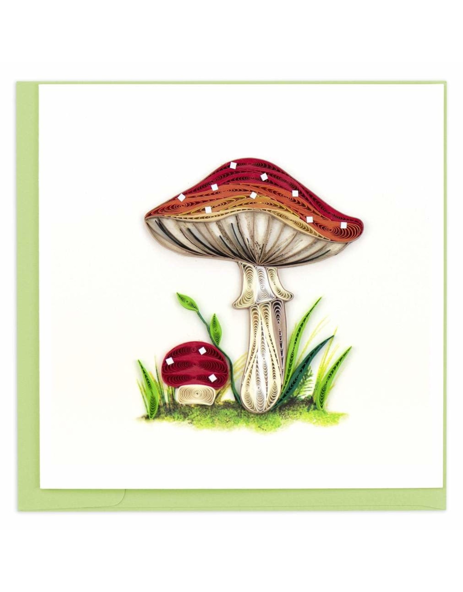 Vietnam Quilled Wild Mushroom Card