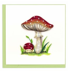 Vietnam Quilled Wild Mushroom Card