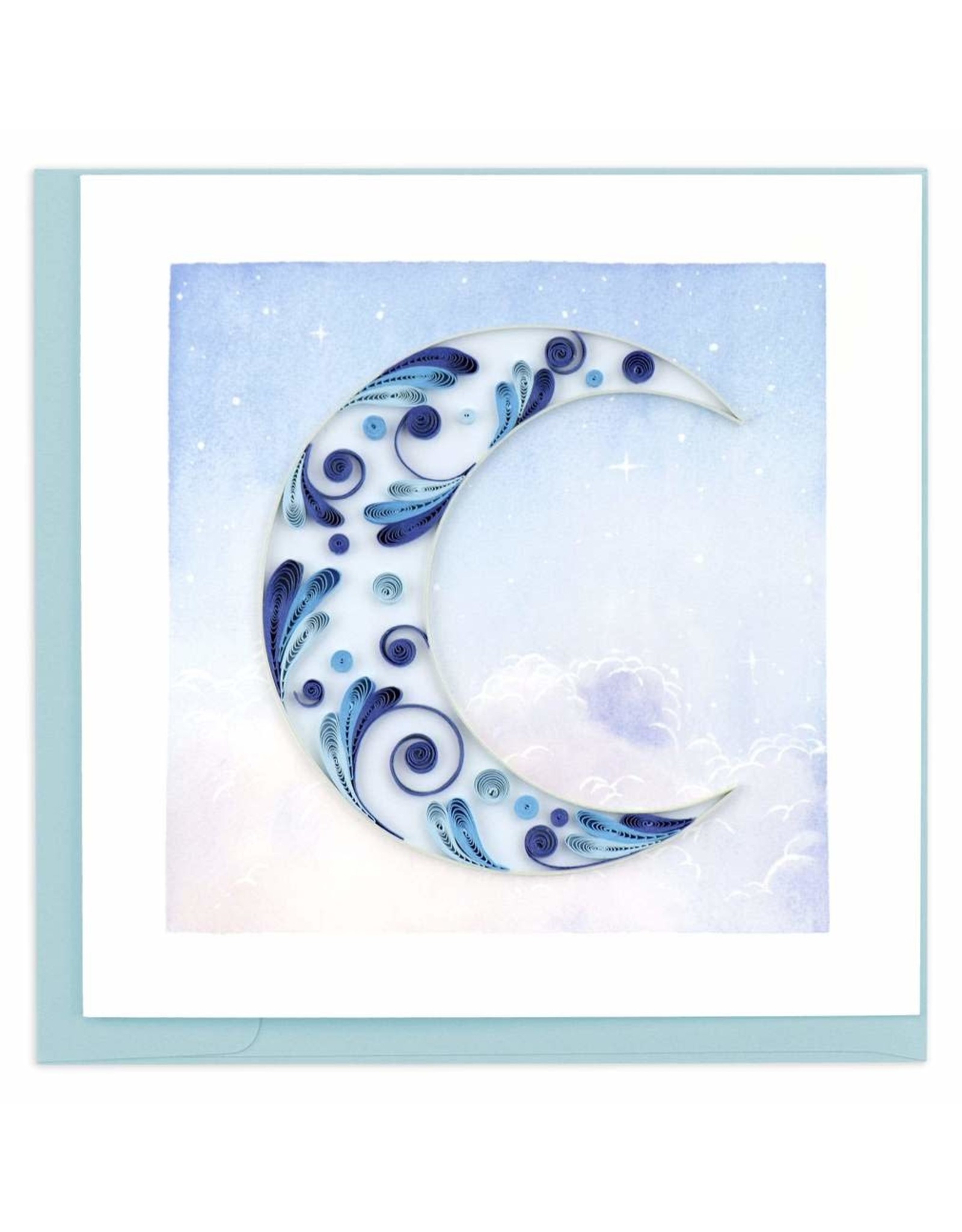 quillingcard Quilled Crescent Moon Card, Vietnam