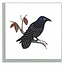 Vietnam Quilled Card - Raven