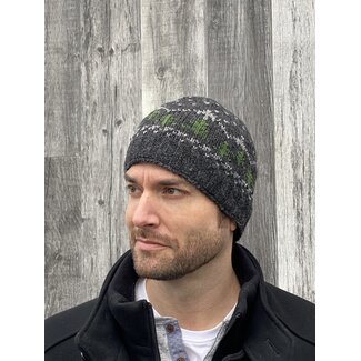 Nepal Appalachian Beanie - Black Natural Nepal Appalachian Beanie - Black Natural