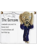 Thailand String Doll Keychain - The Scream, Thailand