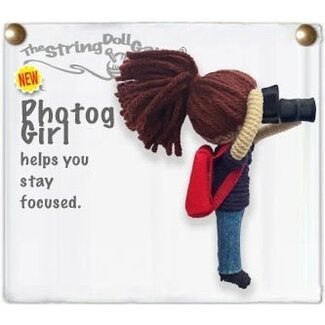 Thailand String Doll Keychain - Photog (long hair)