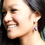 Ceramic Sugar Skull Earrings