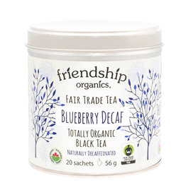 Friendship Organics Blueberry Decaf Black Tea Tin