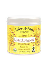 Friendship Organics Ginger & Cinnamon Herbal Tea Tin