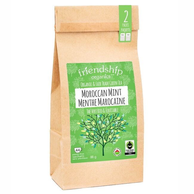 Friendship Organics Moroccan Mint Green Tea Twin Pack