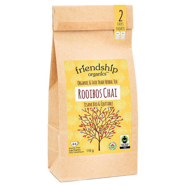 Friendship Organics Rooibos Chai Herbal Tea Twin Pack