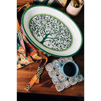 Palestine Tree of Life Serving Platter