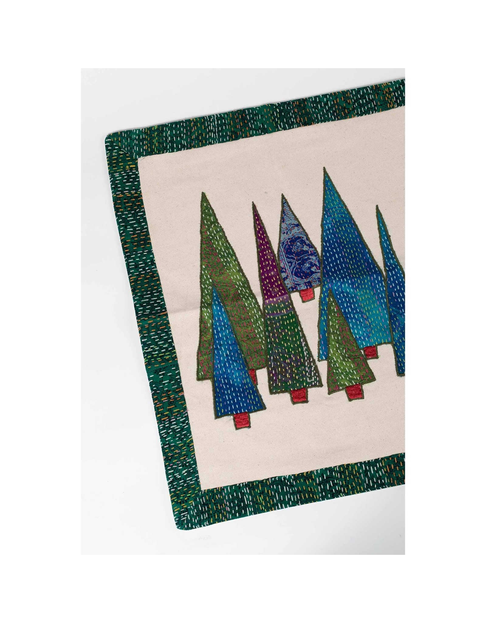 India CLEARANCE Kantha Forest Wall Hanging, India
