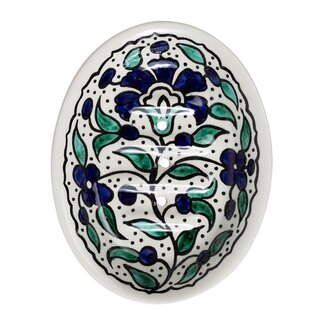 Palestine Floral Ceramic Soap Dish Palestine Floral Ceramic Soap Dish