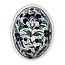 Palestine Floral Ceramic Soap Dish