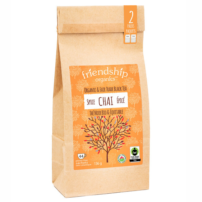 Friendship Organics Chai Spice Black Tea Twin Pack