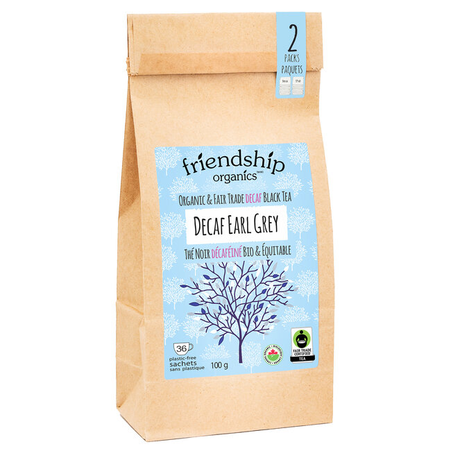 Friendship Organics Earl Grey Decaf Black Tea Twin Pack